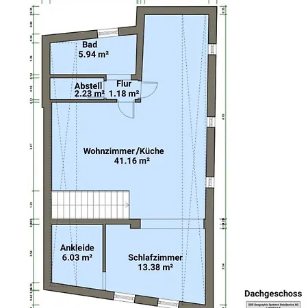 아파트 Moderne Dachgeschosswohnung Im Herzen Von 알자이